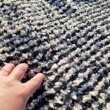 Traditional Beni Ourain rug with colourful patterns in wool, size 1.4/2.6 m.