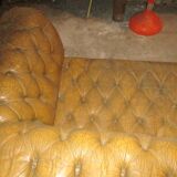 Canapé Chesterfield 2 ocre