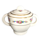 Antique sugar bowl Moulin des Loups Orchies "Angola" A748