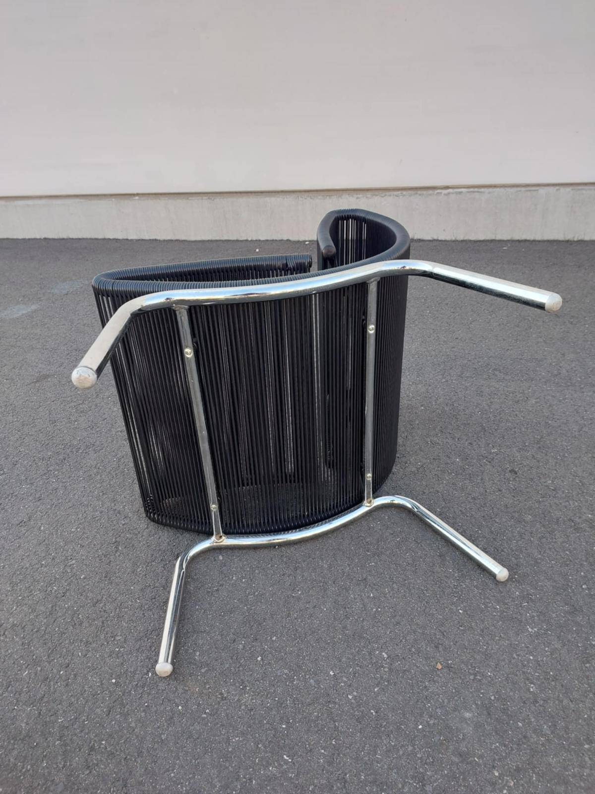 Hygra chair and its ottoman by Roberto Semprini-Italy-1990