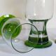 Four vintage XXL crystal glasses