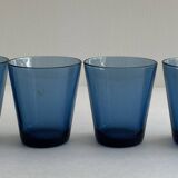 6 water glasses 1970 - Blue - 1970