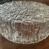 Round vintage glass ceiling light 24cm