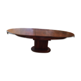 Old oval table with extension