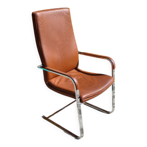Fauteuil en cuir sitag