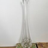 Vase / soliflore en verre épais