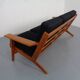 GE 290 Teak 3-Seater Sofa by Hans J. Wegner for Getama, Denmark, 1960s