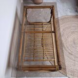 Rattan coffee table