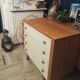 Vintage chest of drawers compass feet