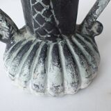 Baluster vase decorated with palm trees, 1950s style