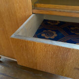 Scandinavian chest of drawers with vintage 70s compass legs.