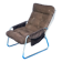 VELVET BROWN CHROME ARMCHAIR 1970 IKEA VINTAGE