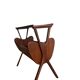 Porte-revues/table d'appoint vintage en teck 'Van Teeffelen'