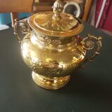 Tea and coffee set in vermeil and ivory