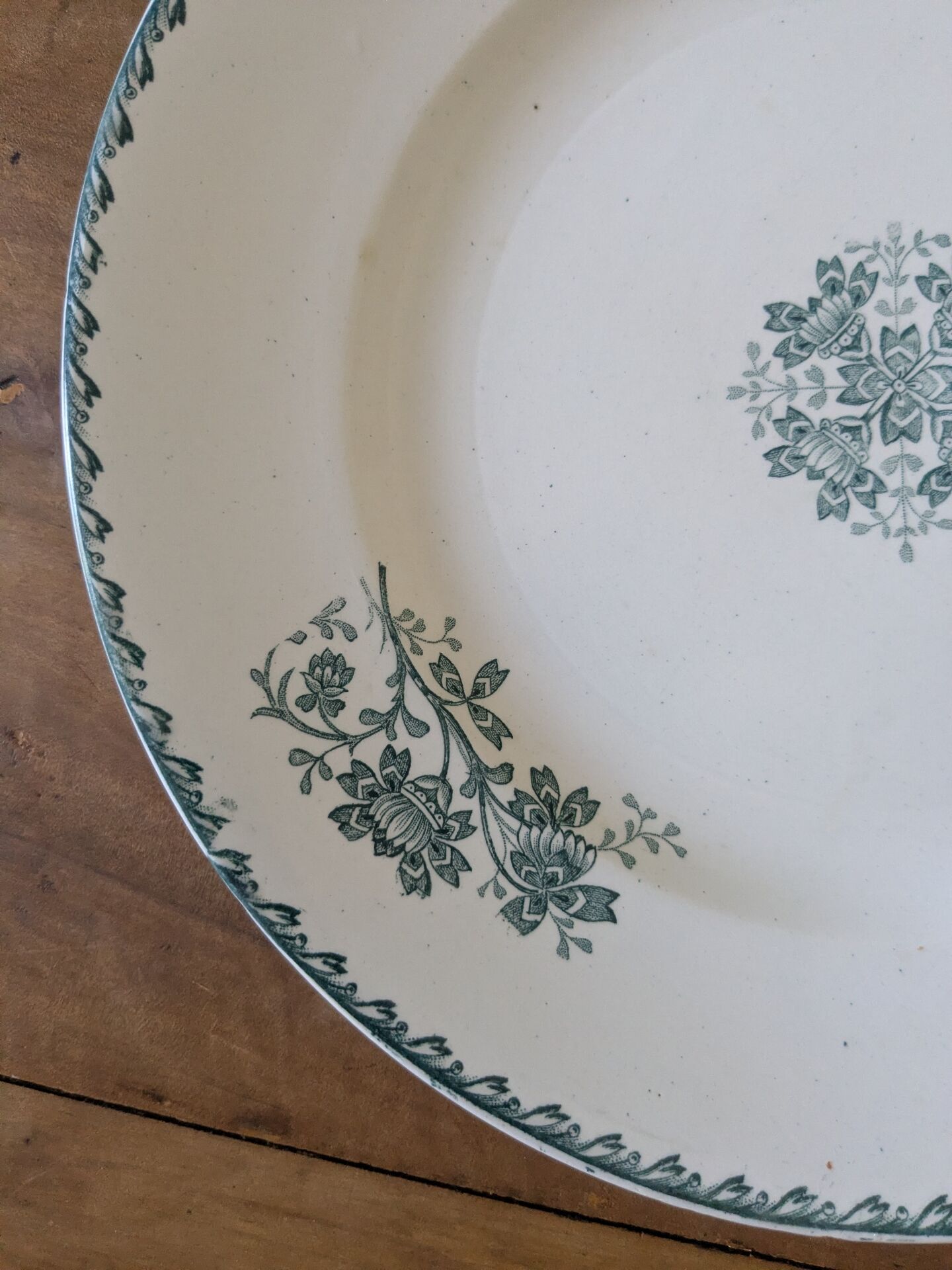 Assiettes plates Saint Amand Richelieu