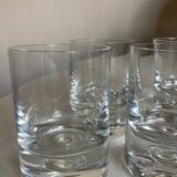 Set of 4 XL glasses Scandinavian bubble whiskey tumblers 500g in ringing crystal