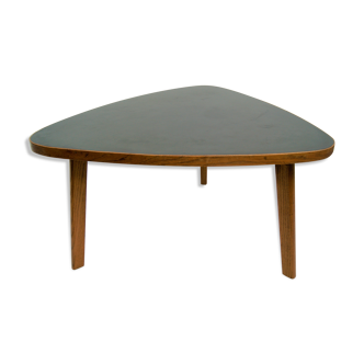 Tripod tripod table. oak, black laminate