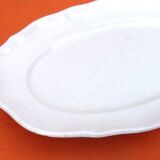 K&G (Keller & Guerin) Half-Porcelaine Lunéville Large polylobed serving dish late 19th century