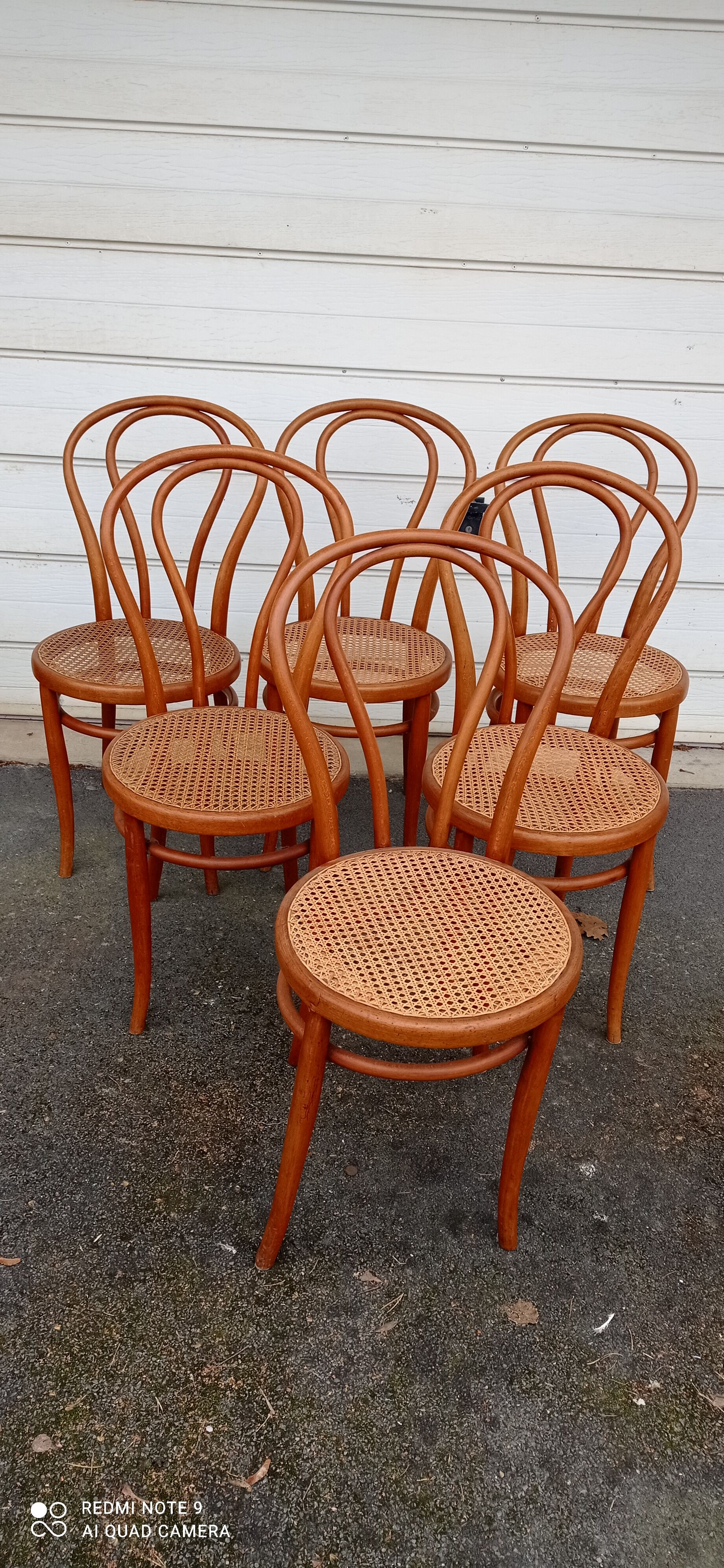 Vintage bistro chair signed Jacob & Josef Kohn