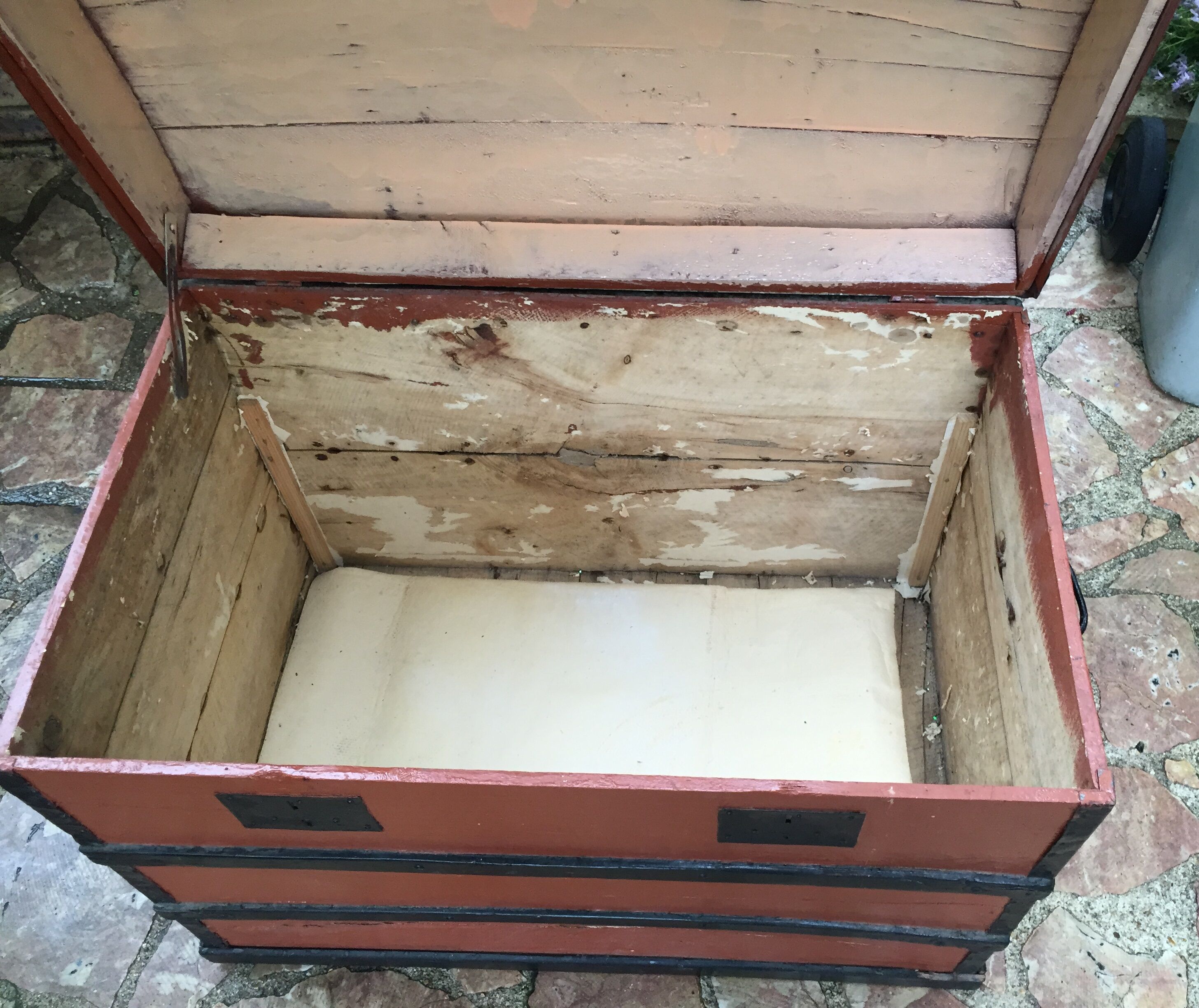 Ancient wooden trunk