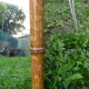bamboo mirror with hanging chain 43X 48cm