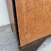Commode en bois de burl vintage