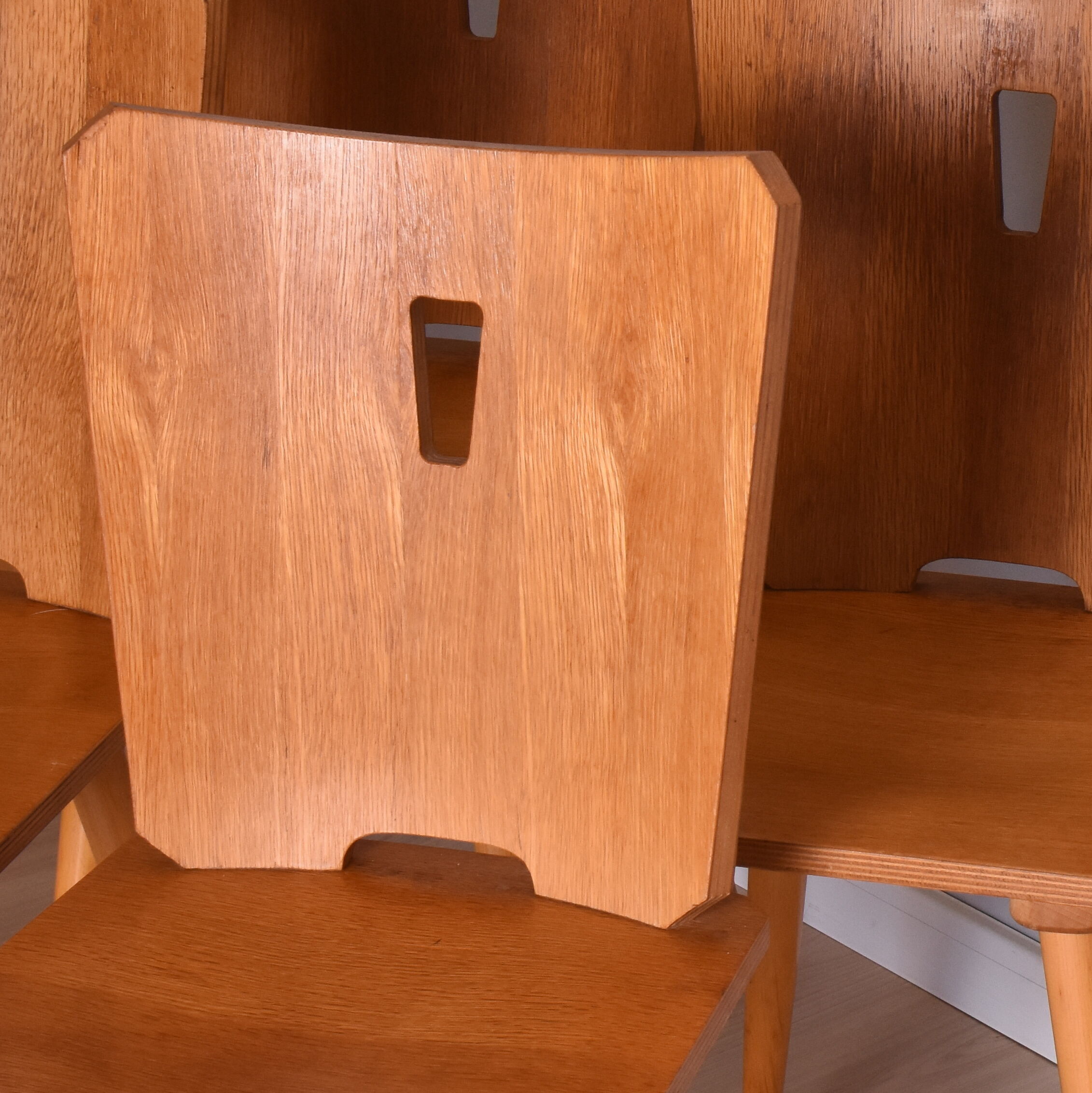 Lot de 4 chaises, Allemagne, années 1980