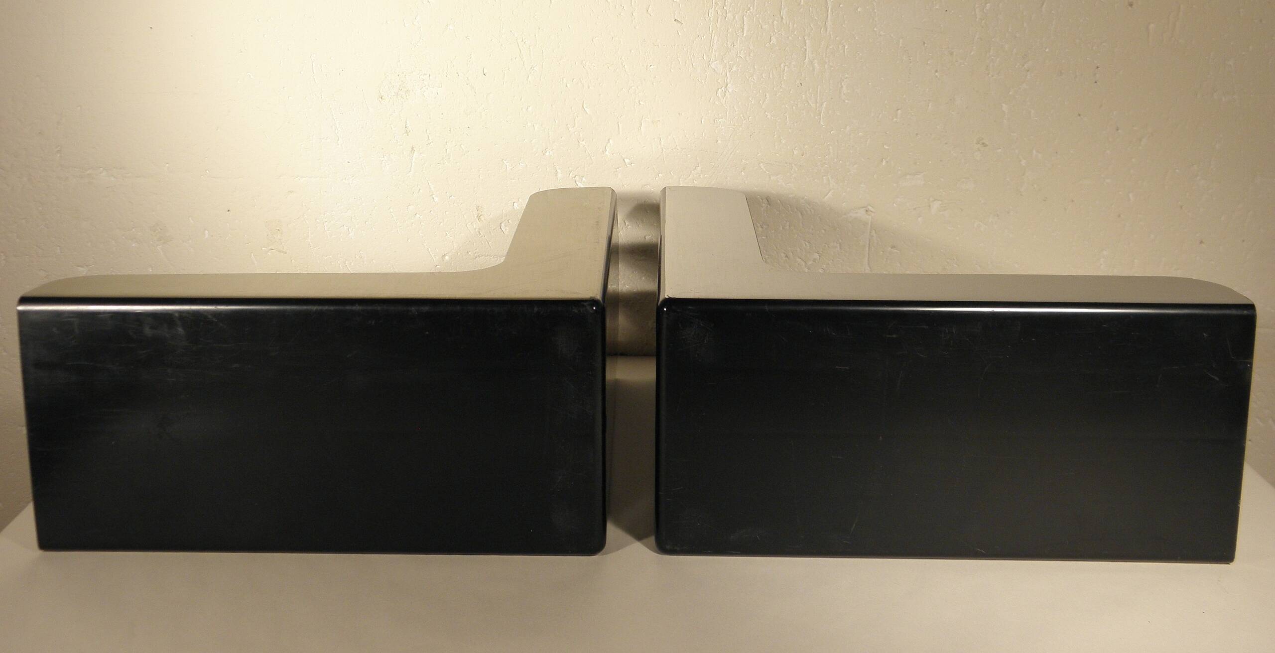 Two 70s vinyl holders