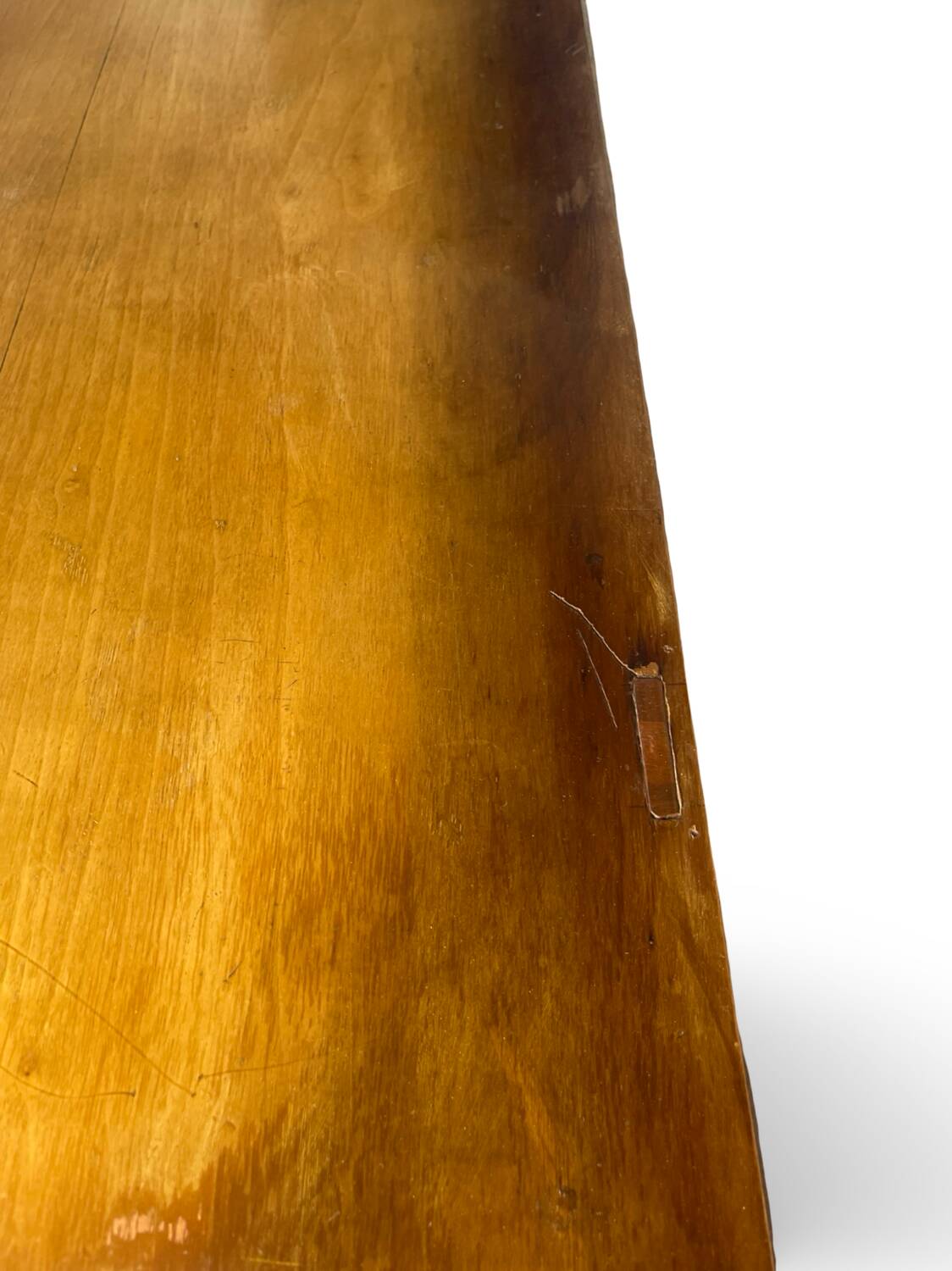 Commode italienne en placage et bois massif de noyer, années 1940-1950