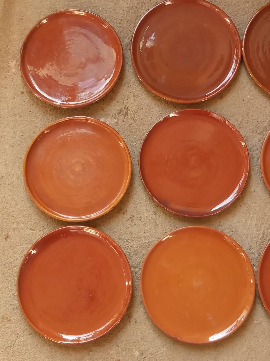 Twelve ceramic plates from Vallauris, Foucard Jourdan