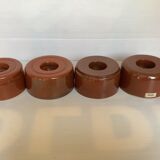 Four ceramic candlesticks AVV VVK Yser Tower Dixmude