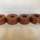 Four ceramic candle holders AVV VVK Yser Tour Dixmude