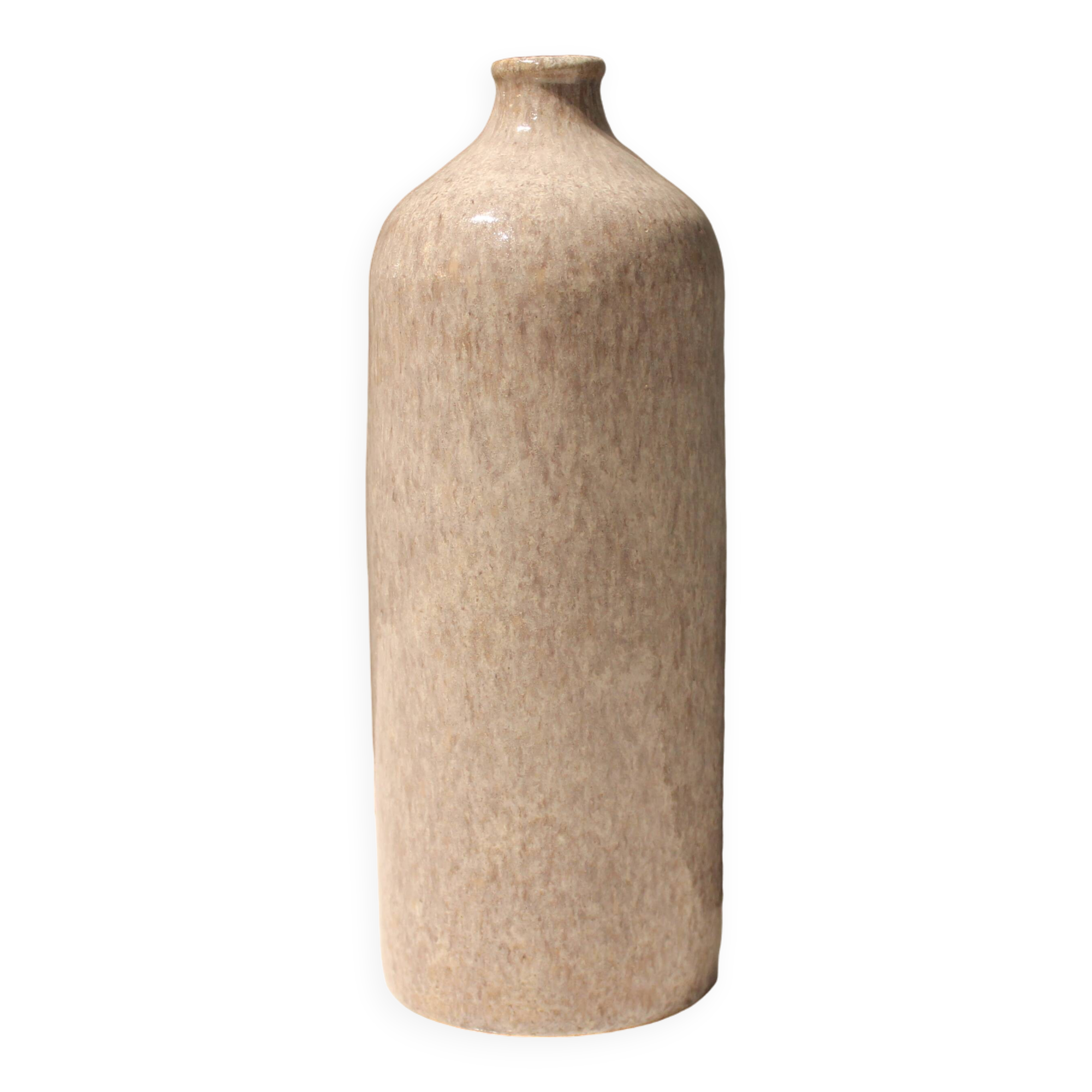 Vase bouteille en céramique, Poterie d'Accolay