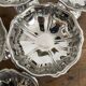 Vintage stainless steel footed cups