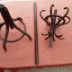 Old parrot coat rack