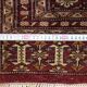 Old handmade wool Persian rug