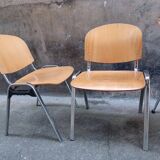 Set of 4 chairs, 80's design
