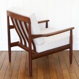 Grete jalk armchair - fabric, foam & straps: new