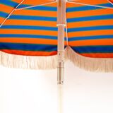 Vintage psychedelic orange umbrella