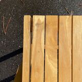 Wooden folding chair 1980