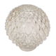 Lamp 70s vintage piquant globe chiseled