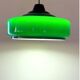 Lustre de billard vintage italien vert, années 1970