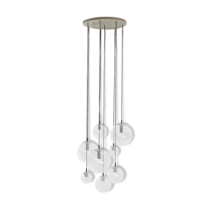 Lustre cascade verre