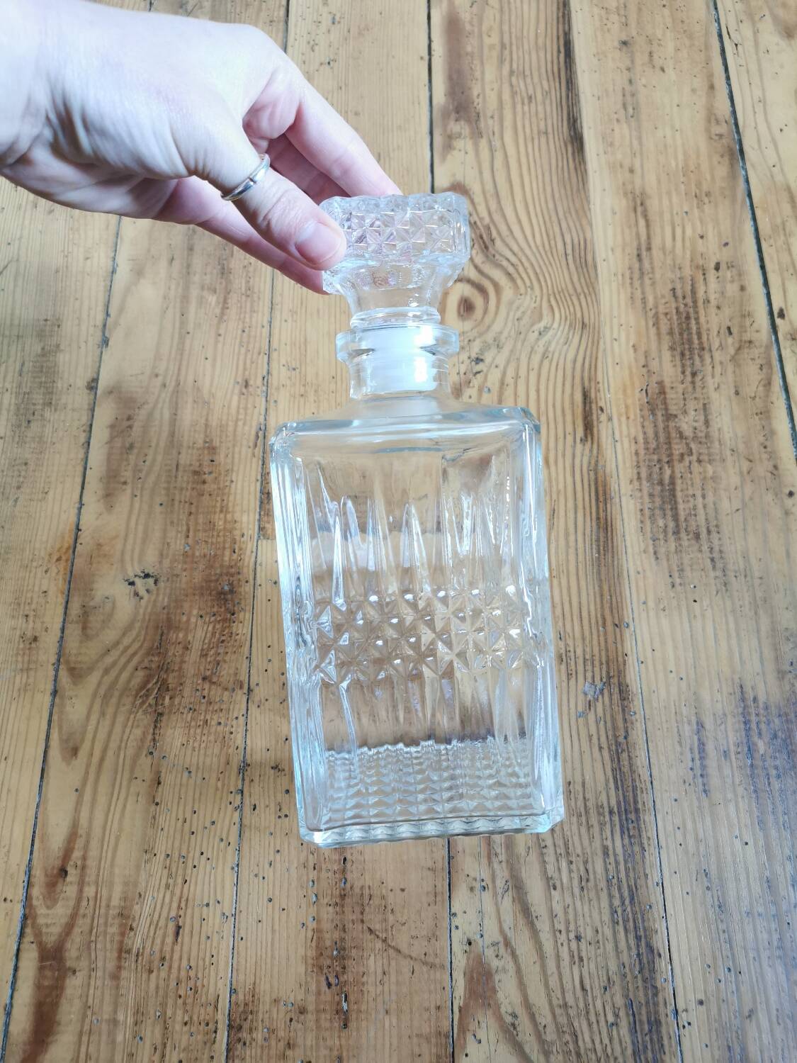 Vintage whiskey decanter