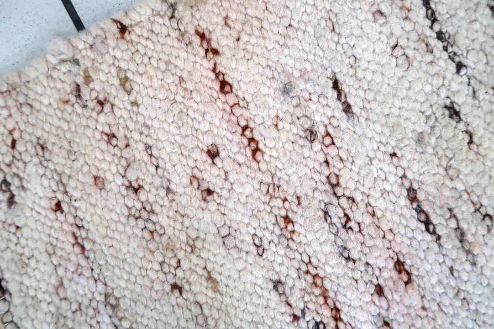 Vintage indian kilim handmade carpet 54cm x 118cm, 1970s