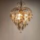 Hollywood Regency cristal and glass chandelier, 1970s