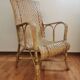 Rattan/wicker armchair 30s
