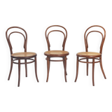 Chaises de bistrot Thonet n° 14 118 en bois courbé et sangles, 1880
