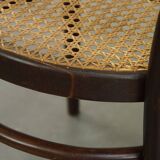 Very elegant, characterful, and graceful set of 4 Art Nouveau design bistro chairs