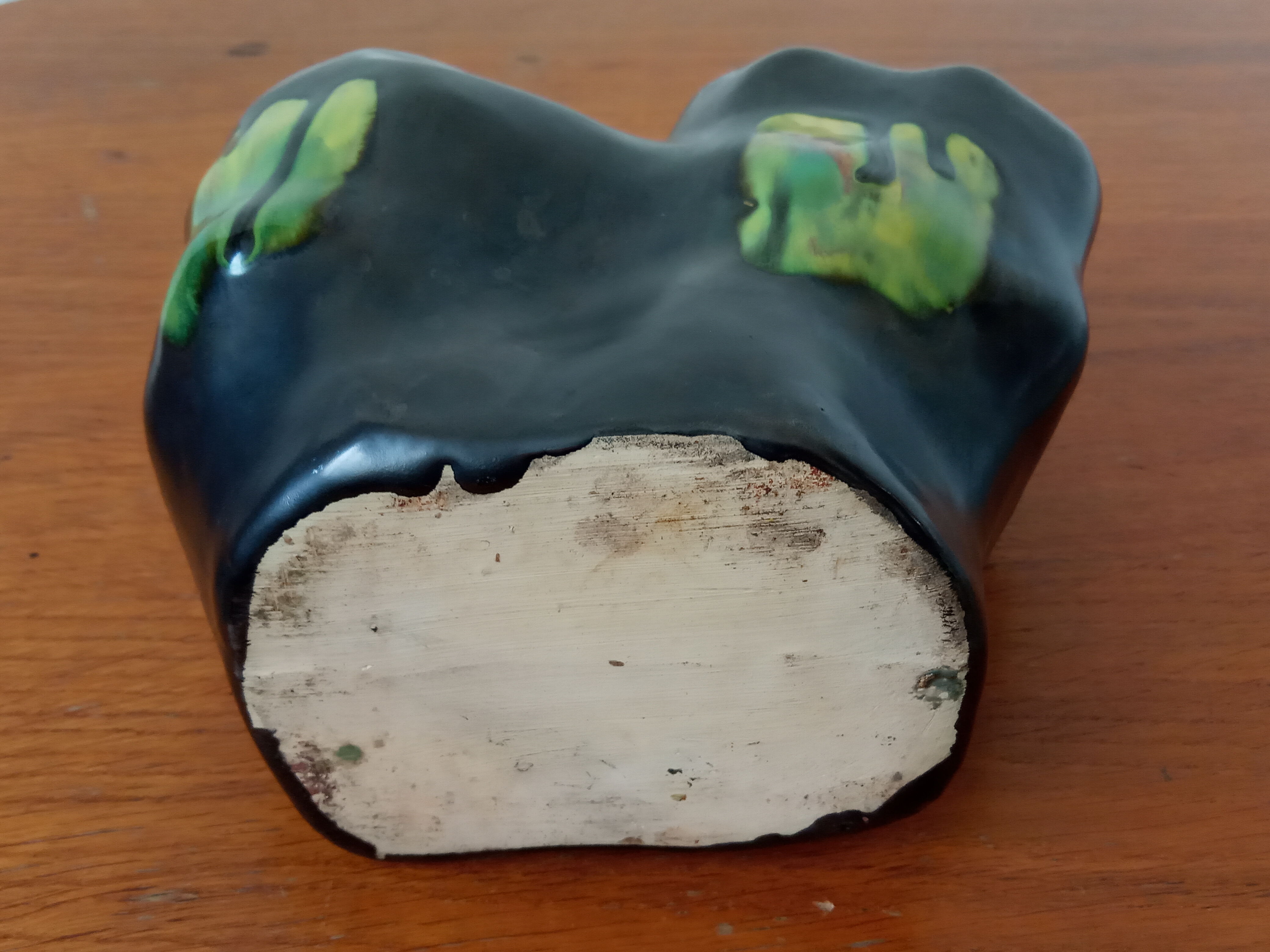 Black ceramic vase 50/60 years